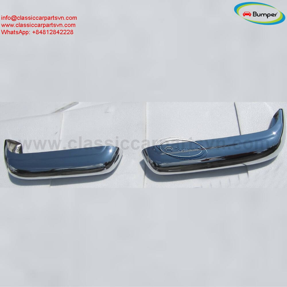 EAAG Chrome Front Bumper Set – 1963-1971 Mercedes W113 230SL 250SL 280SL Pagoda – W11354000