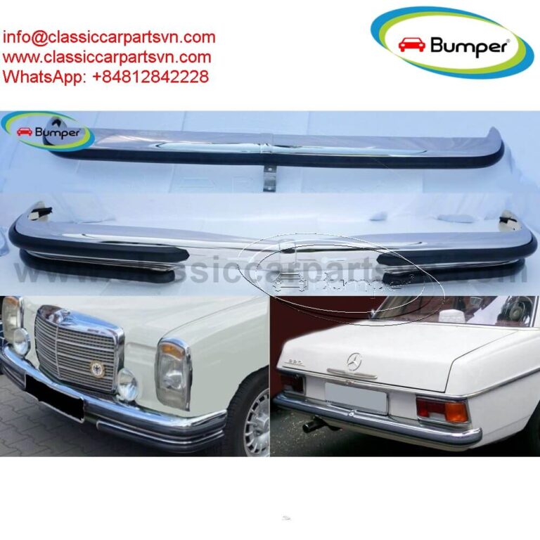 Mercedes W114 W115 Sedan S2 bumpers full set - Classiccarpartsvn.com