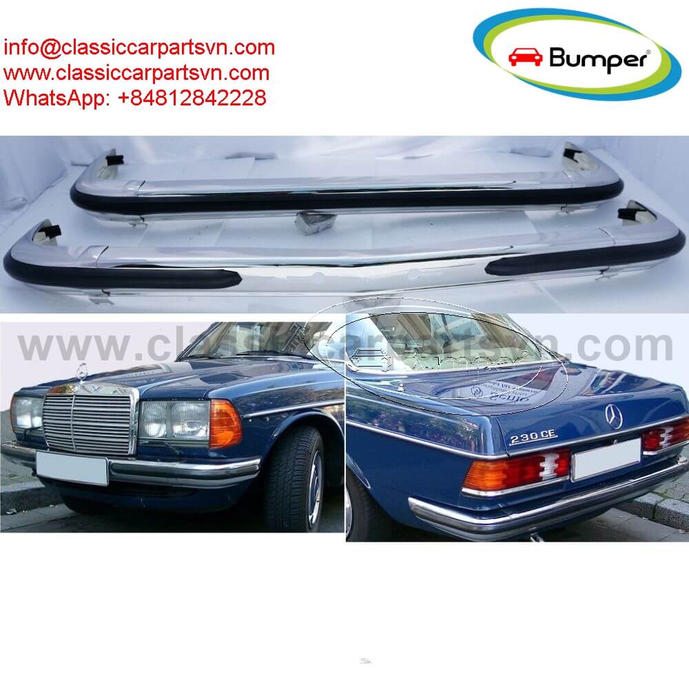 Mercedes W123 coupe bumpers (1976–1985) - Classiccarpartsvn.com